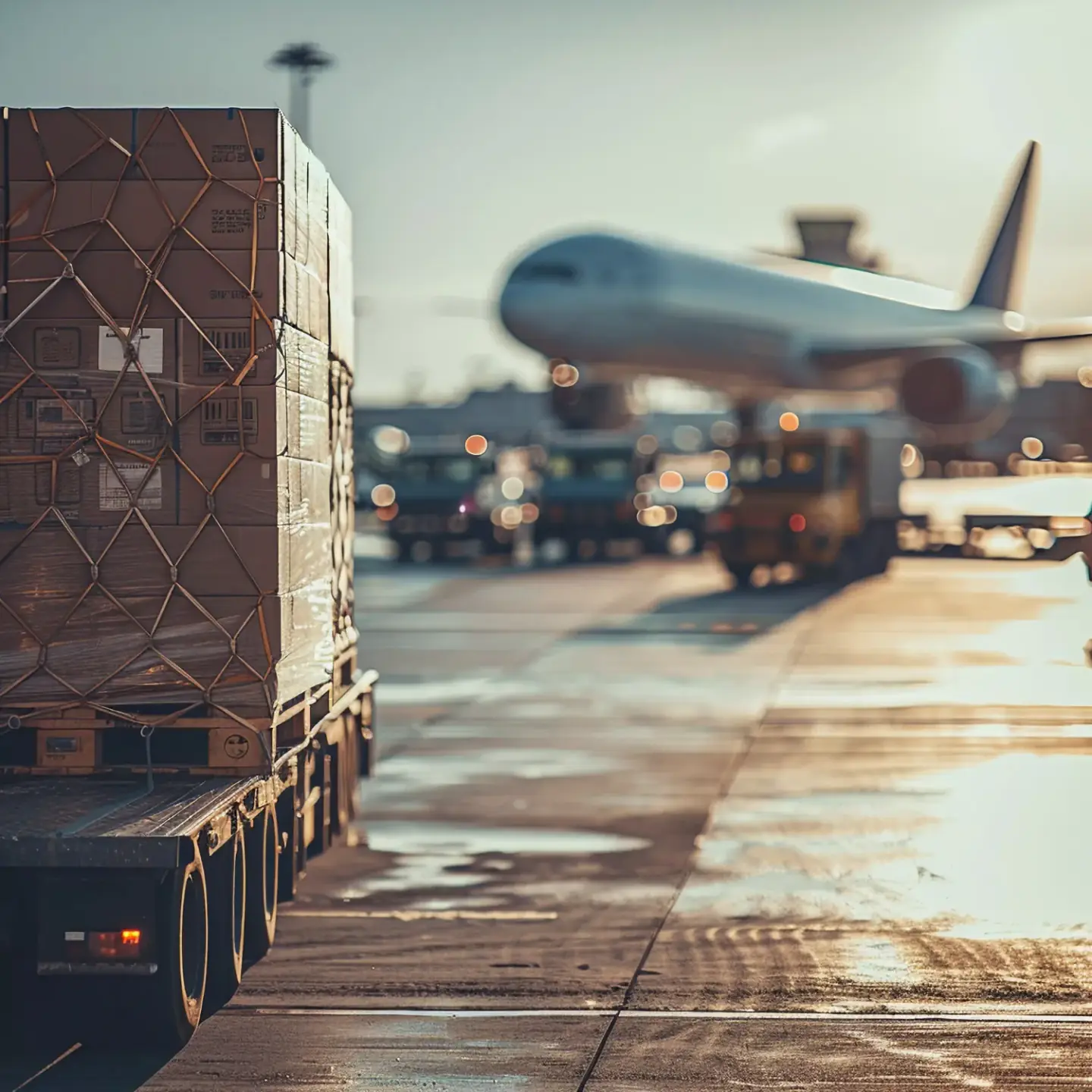 Équipe SSL travaillant dans l’entrepôt logistique de Bamako